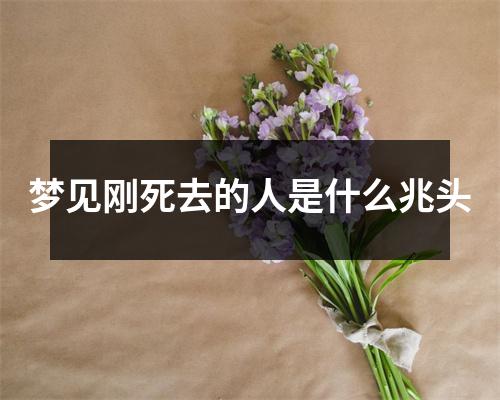 梦见刚死去的人是什么兆头