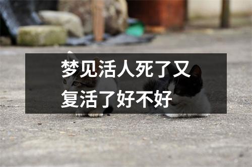 梦见活人死了又复活了好不好