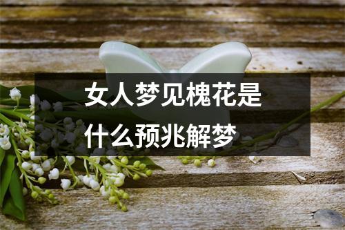 女人梦见槐花是什么预兆解梦