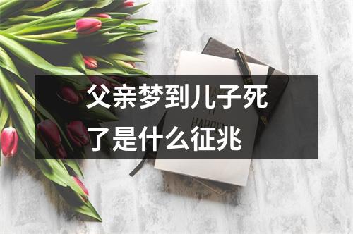 父亲梦到儿子死了是什么征兆