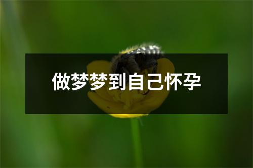 做梦梦到自己怀孕