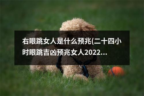 右眼跳女人是什么预兆(二十四小时眼跳吉凶预兆女人2022)