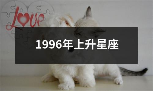 1996年上升星座