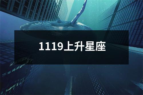 1119上升星座