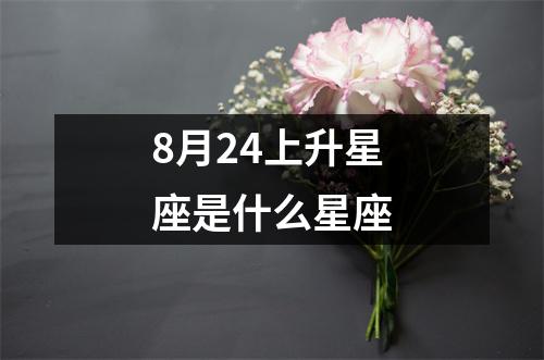 8月24上升星座是什么星座