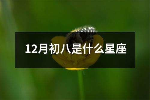 12月初八是什么星座