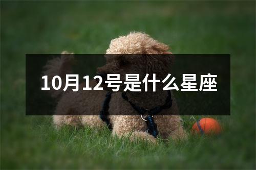 10月12号是什么星座