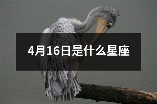 4月16日是什么星座