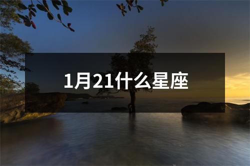 1月21什么星座