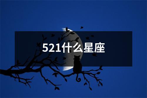 521什么星座