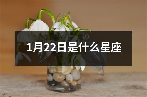 1月22日是什么星座