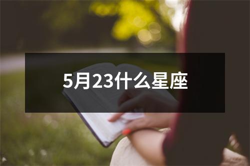 5月23什么星座