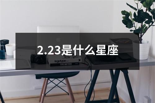 2.23是什么星座