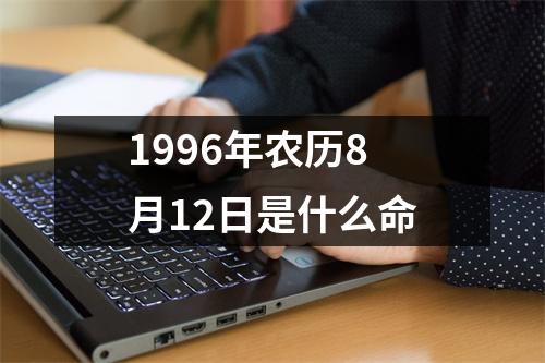 1996年农历8月12日是什么命