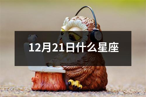 12月21日什么星座