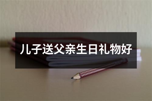 儿子送父亲生日礼物好