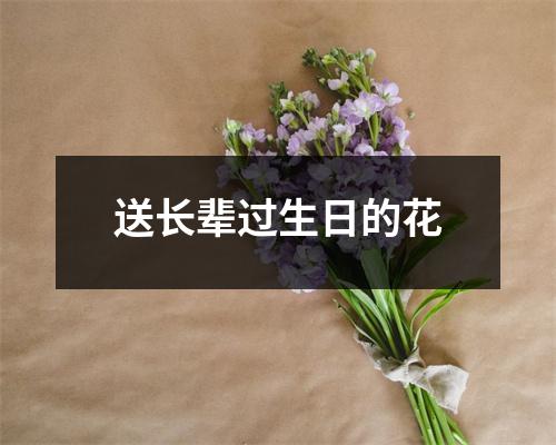 送长辈过生日的花