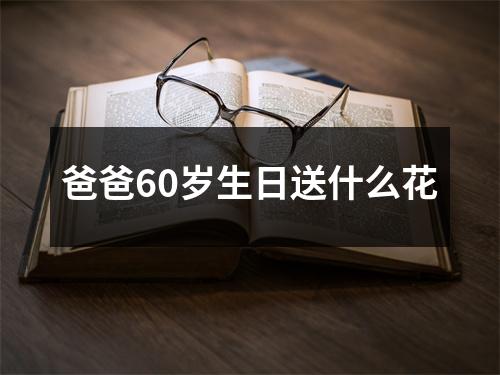 爸爸60岁生日送什么花