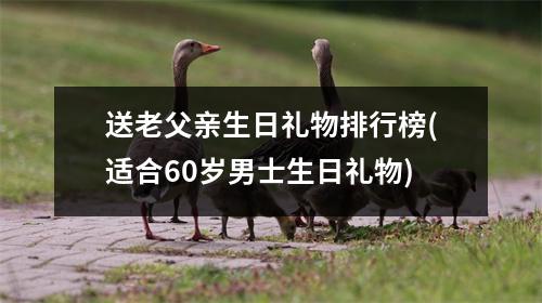 送老父亲生日礼物排行榜(适合60岁男士生日礼物)