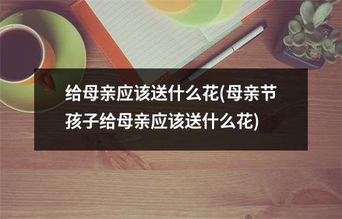 给母亲应该送什么花(母亲节孩子给母亲应该送什么花)