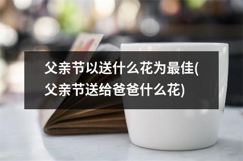 父亲节以送什么花为最佳(父亲节送给爸爸什么花)