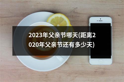 2023年父亲节哪天(距离2020年父亲节还有多少天)