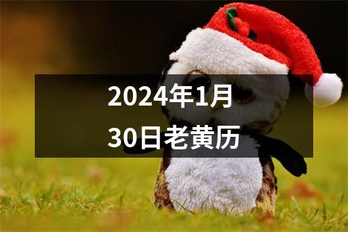 2024年1月30日老黄历