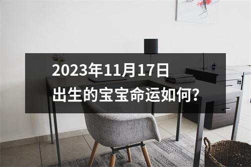 2023年11月17日出生的宝宝命运如何？