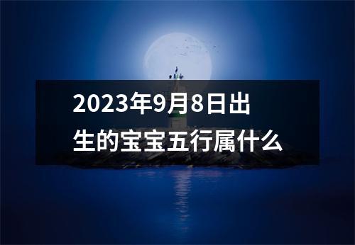 2023年9月8日出生的宝宝五行属什么