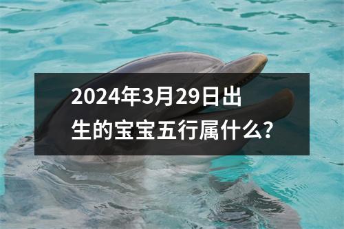 2024年3月29日出生的宝宝五行属什么？