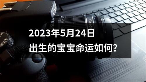 2023年5月24日出生的宝宝命运如何？