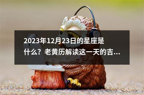 2023年12月23日的星座是什么？老黄历解读这一天的吉凶祸福