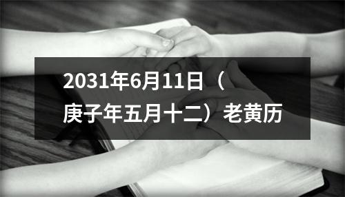 2031年6月11日（庚子年五月十二）老黄历