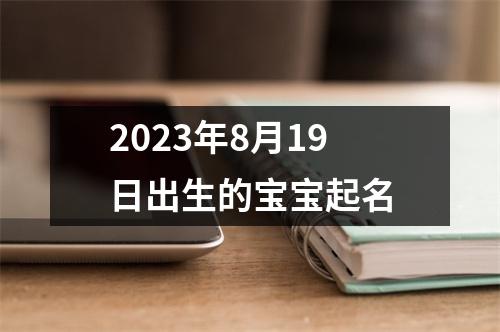 2023年8月19日出生的宝宝起名