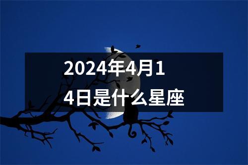 2024年4月14日是什么星座