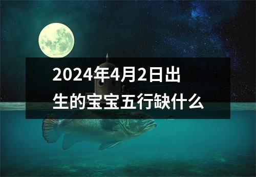 2024年4月2日出生的宝宝五行缺什么