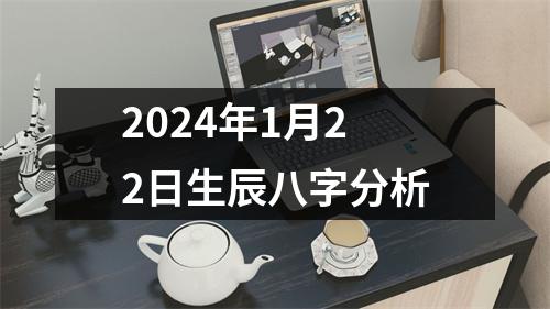 2024年1月22日生辰八字分析