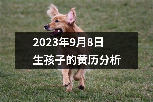 2023年9月8日生孩子的黄历分析