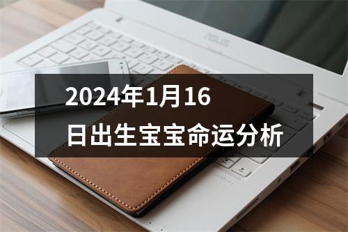 2024年1月16日出生宝宝命运分析