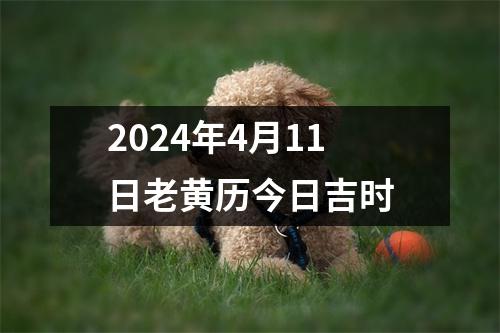 2024年4月11日老黄历今日吉时