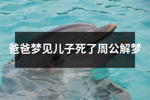 爸爸梦见儿子死了周公解梦