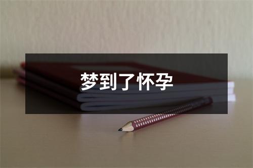 梦到了怀孕