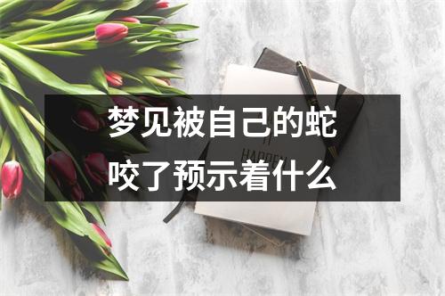 梦见被自己的蛇咬了预示着什么