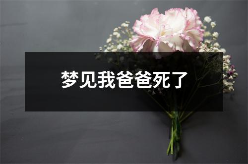 梦见我爸爸死了