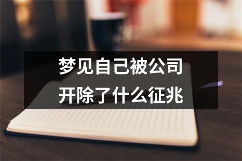 梦见自己被公司开除了什么征兆