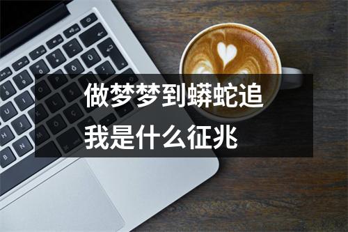 做梦梦到蟒蛇追我是什么征兆