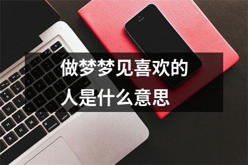 做梦梦见喜欢的人是什么意思