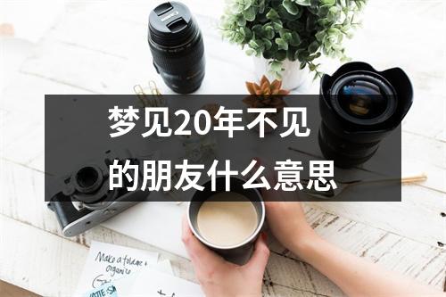 梦见20年不见的朋友什么意思