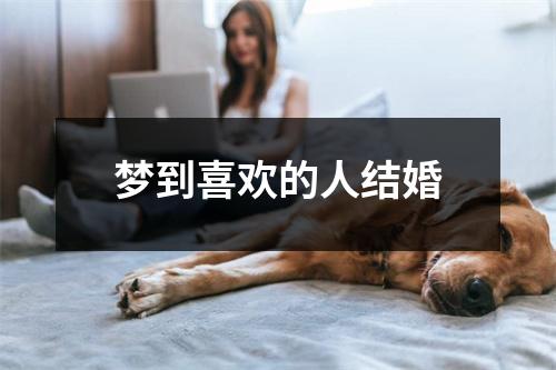 梦到喜欢的人结婚