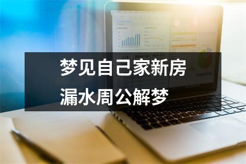 梦见自己家新房漏水周公解梦